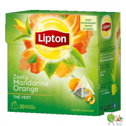 Lipton, thé vert mandarine...