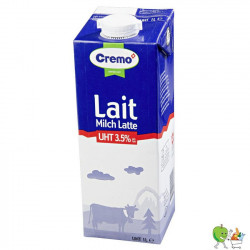 Cremo - Lait entier UHT - 1lt