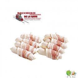 Chipolatas de veau lardées...